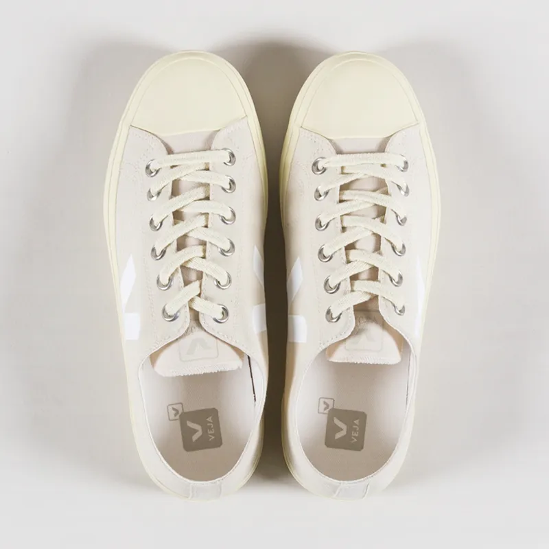 Veja Wata II Low Canvas Shoes Pierre White-6