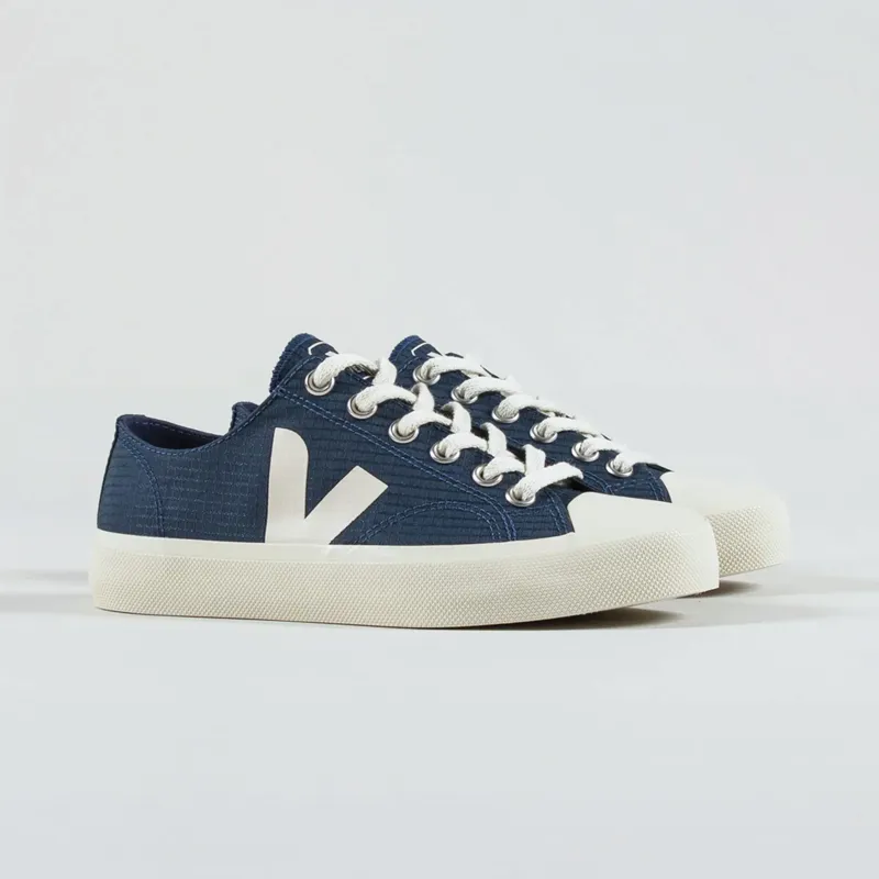 Veja Womens Wata II Low Ripstop Shoes Nautico Pierre