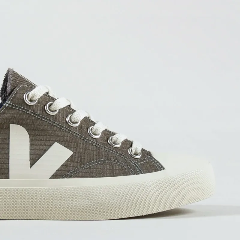 Veja Womens Wata II Low Ripstop Shoes Kaki Pierre-4