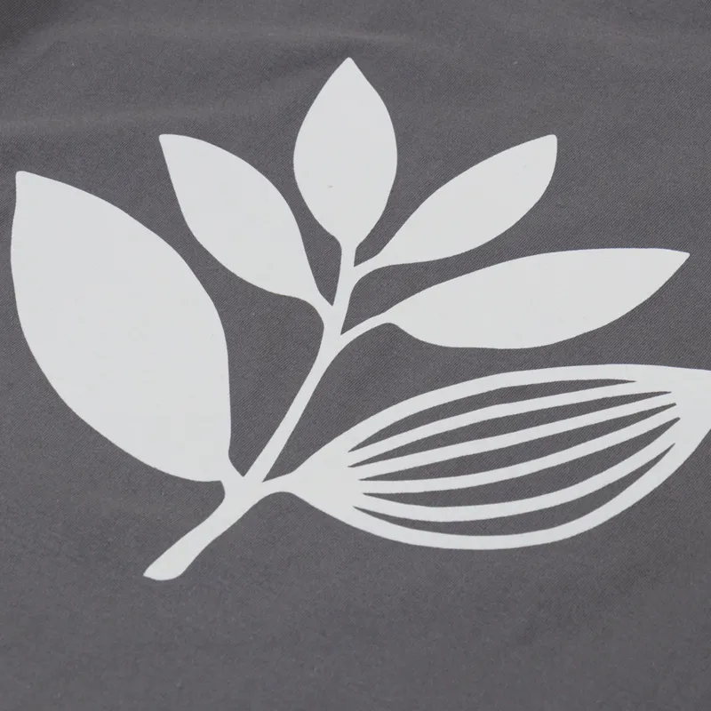 Magenta Plant T Shirt Graphite-4