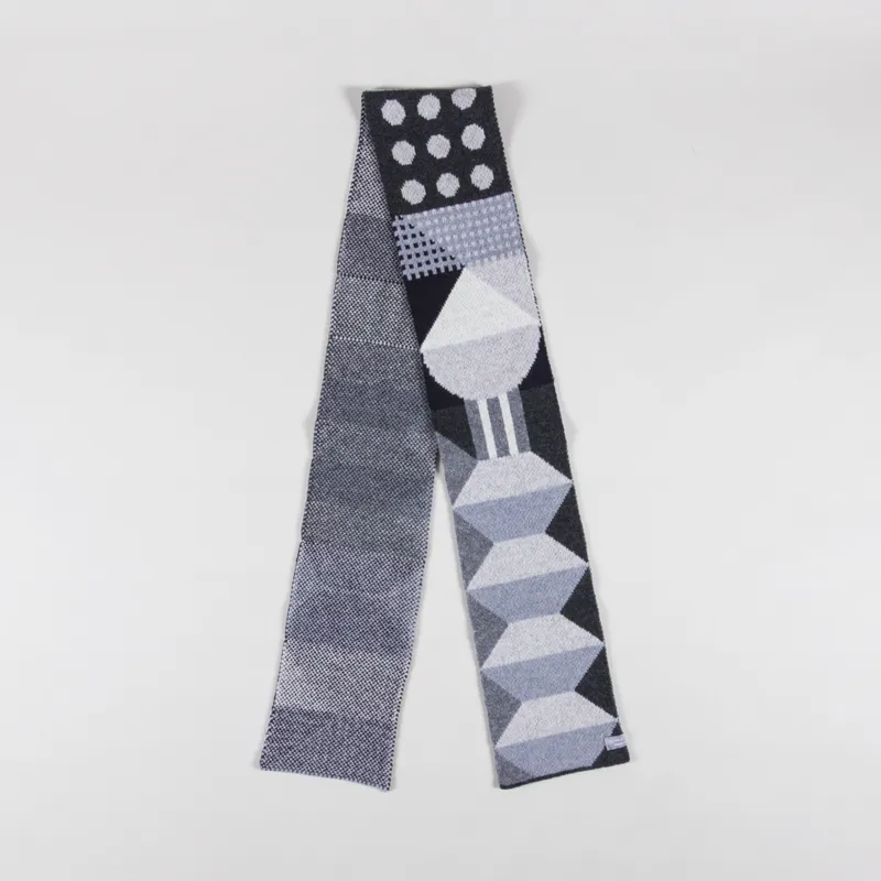 Scarlet Knitwear Womens Playground Scarf Grey-1