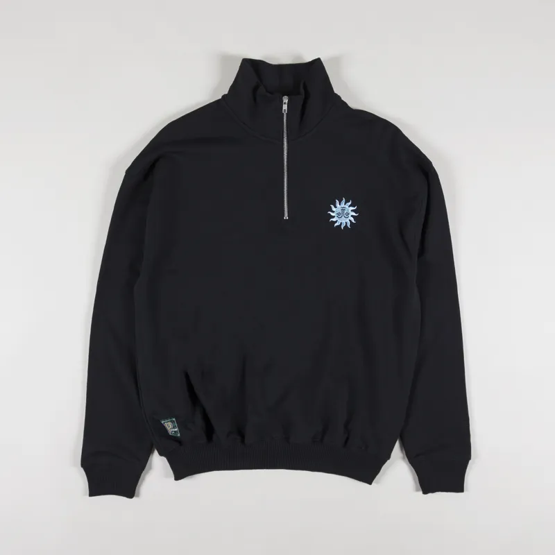 Percival Neptune Zip Sweatshirt Black