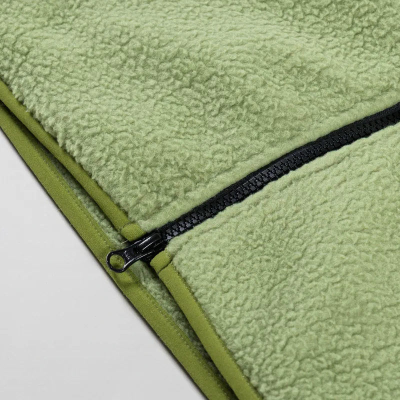 Purple Mountain Observatory Sherpa Zip Through Fleece Sage-5