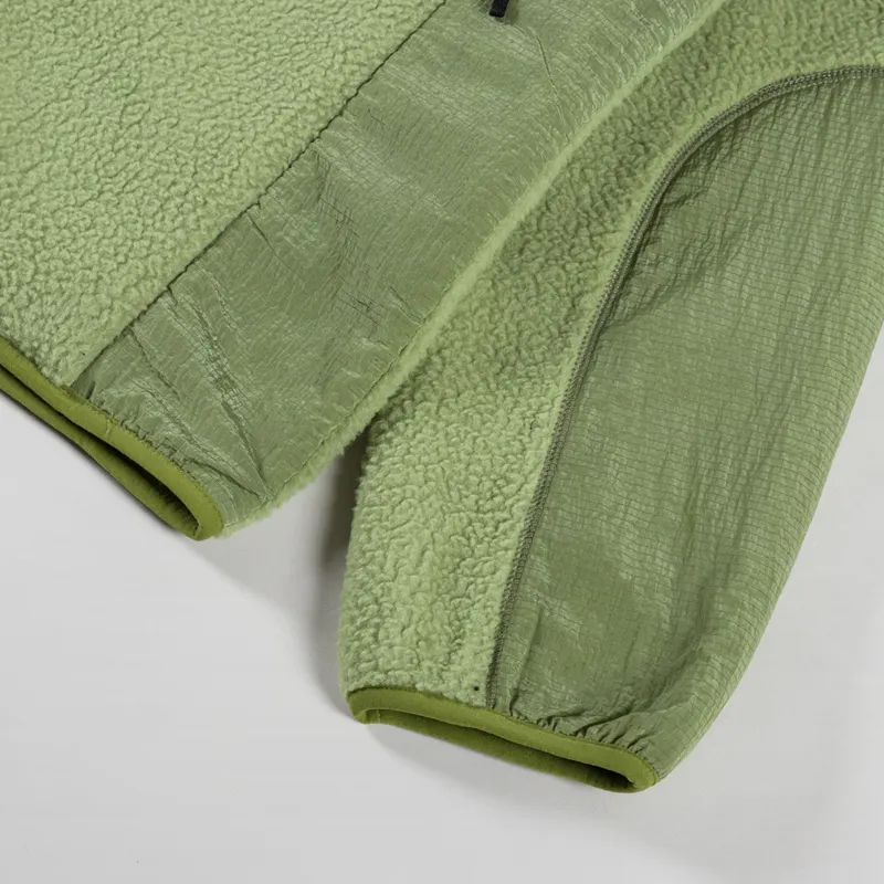 Purple Mountain Observatory Sherpa Zip Through Fleece Sage-6