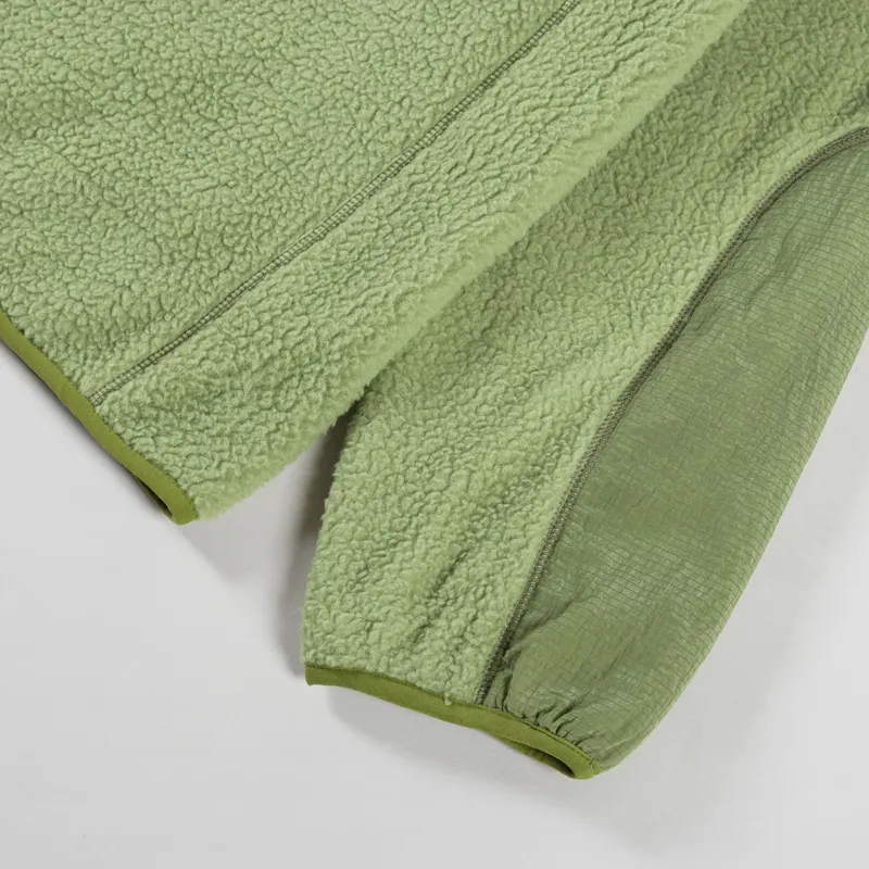 Purple Mountain Observatory Sherpa Zip Through Fleece Sage-9