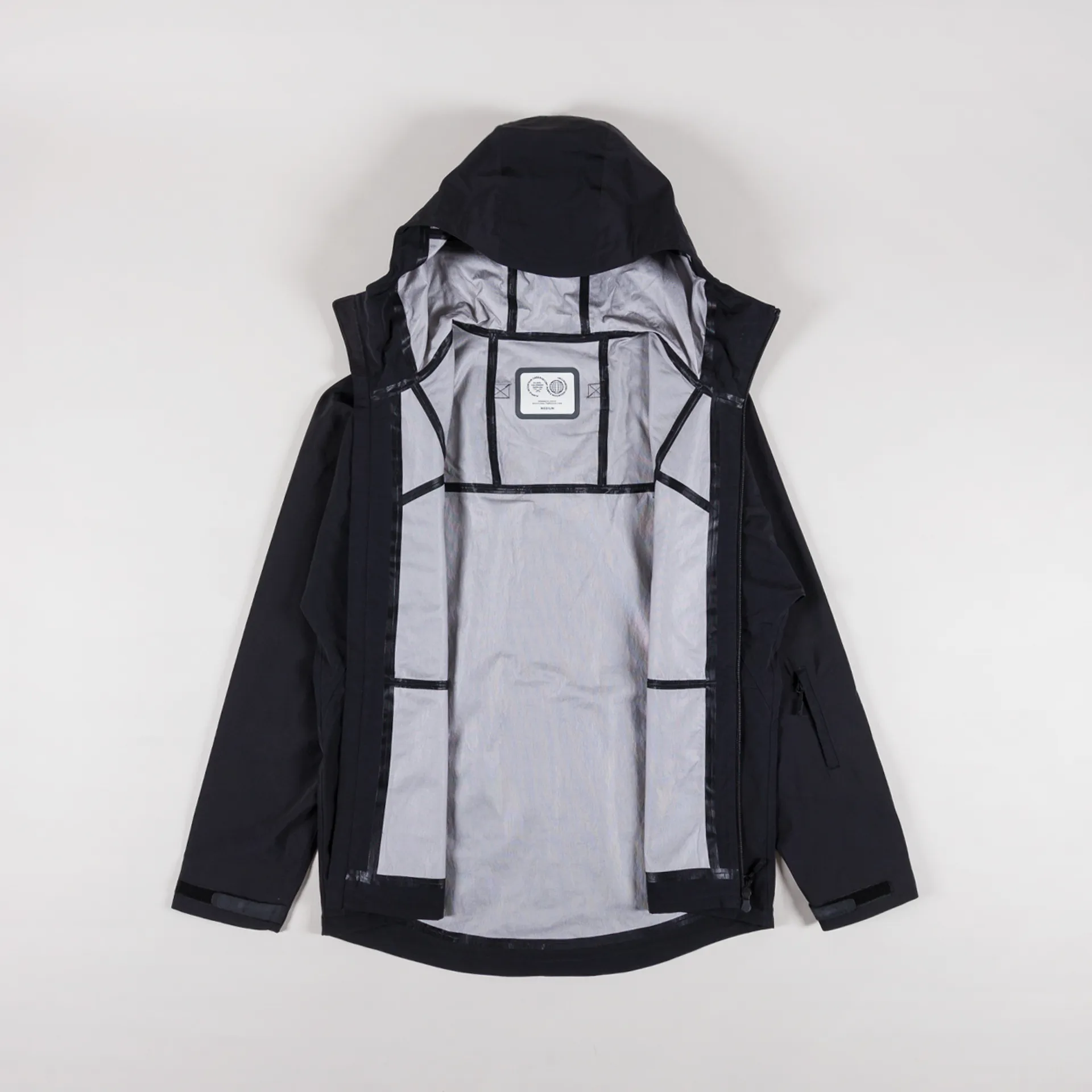 Purple Mountain Observatory 3 Layer Shell Outdoor Jacket Black