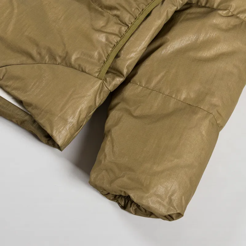 Purple Mountain Observatory Shield Puffer Jacket Barnacle Mesh Khaki-4