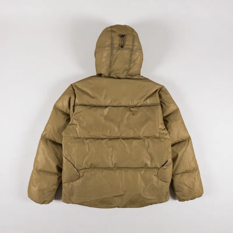 Purple Mountain Observatory Shield Puffer Jacket Barnacle Mesh Khaki-2
