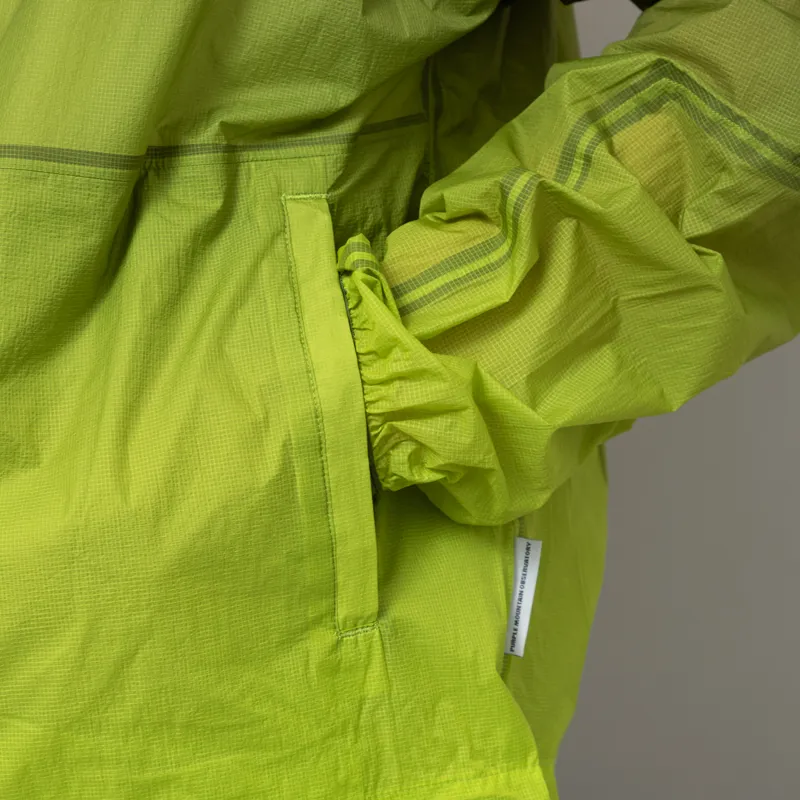 Purple Mountain Observatory Breeze Jacket Lime Black Ombre Print-8