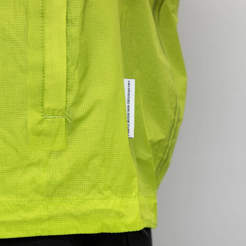 Purple Mountain Observatory Breeze Jacket Lime Black Ombre Print-11