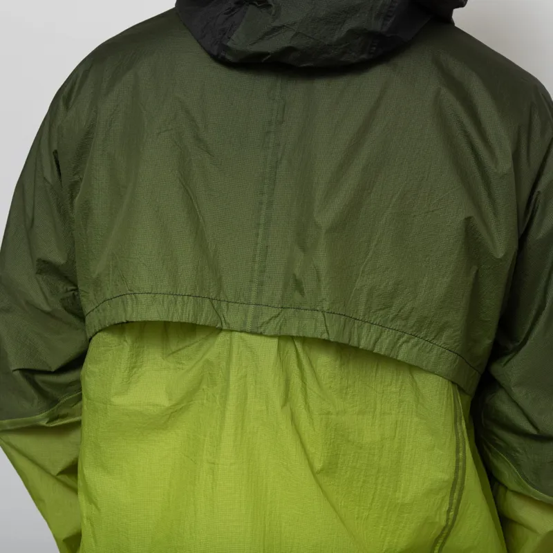 Purple Mountain Observatory Breeze Jacket Lime Black Ombre Print-5