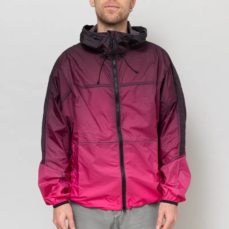 Purple Mountain Observatory Breeze Jacket Raspberry Black Ombre