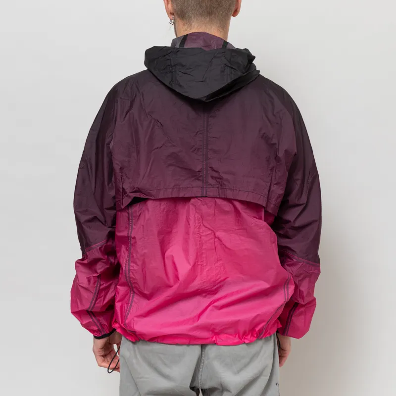 Purple Mountain Observatory Breeze Jacket Raspberry Black Ombre-3