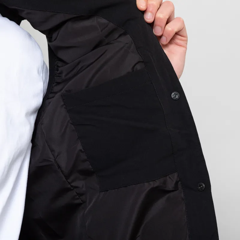 Purple Mountain Observatory Waves Quilted Vest Black-6