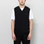 Purple Mountain Observatory Waves Quilted Vest Black