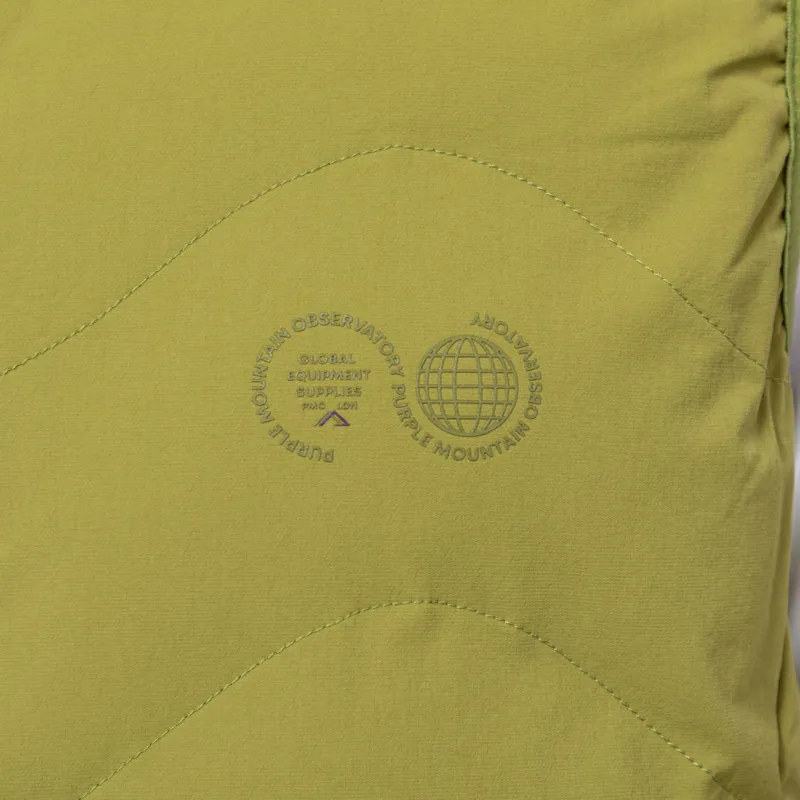 Purple Mountain Observatory Waves Quilted Vest Olive-7