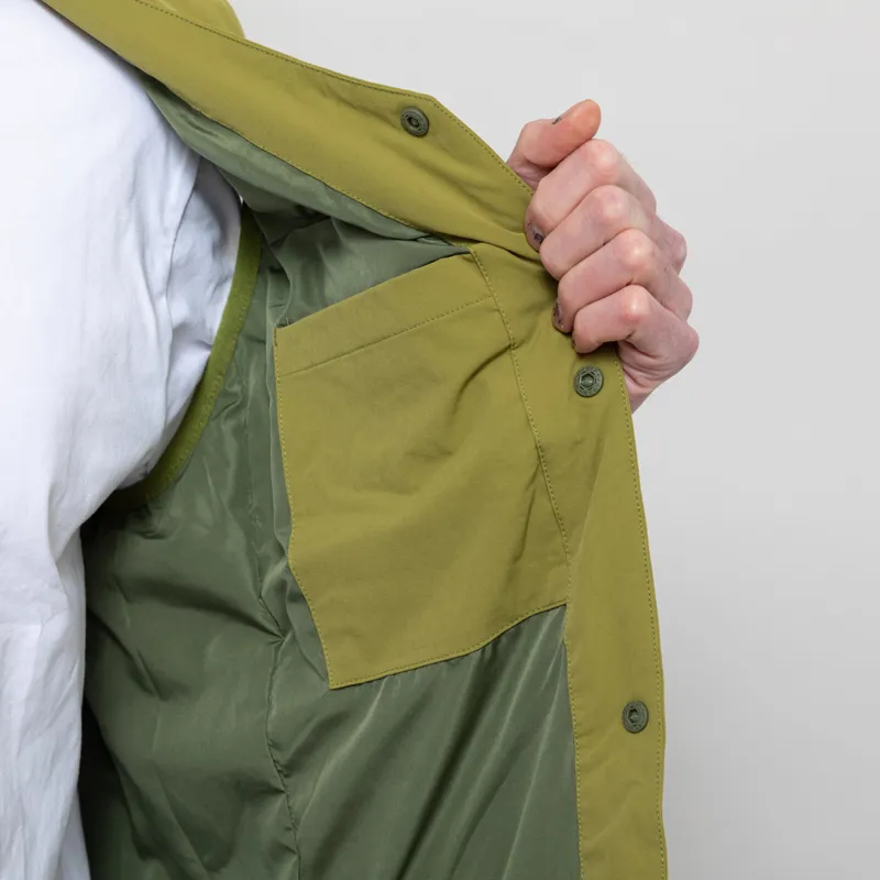 Purple Mountain Observatory Waves Quilted Vest Olive-8