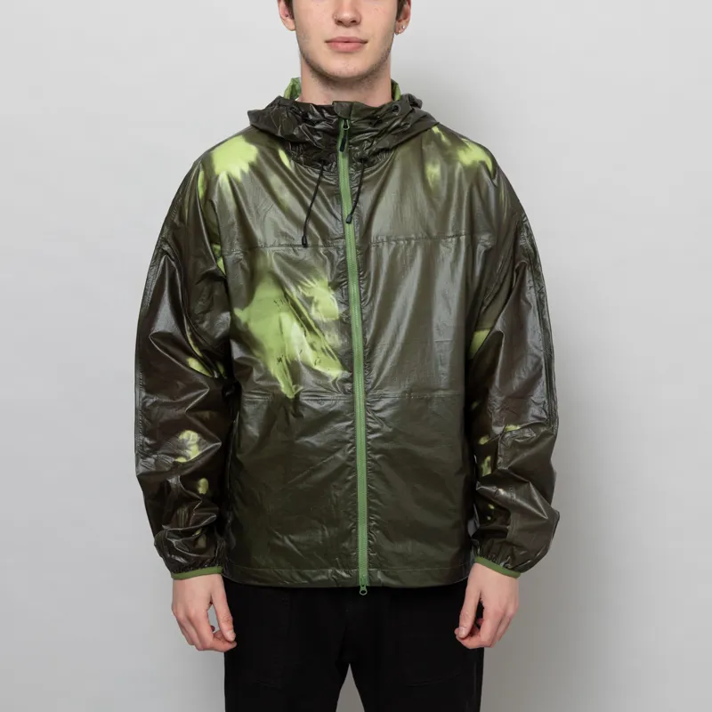 Purple Mountain Observatory Heat Reactive Breeze Jacket Khaki Lime-1