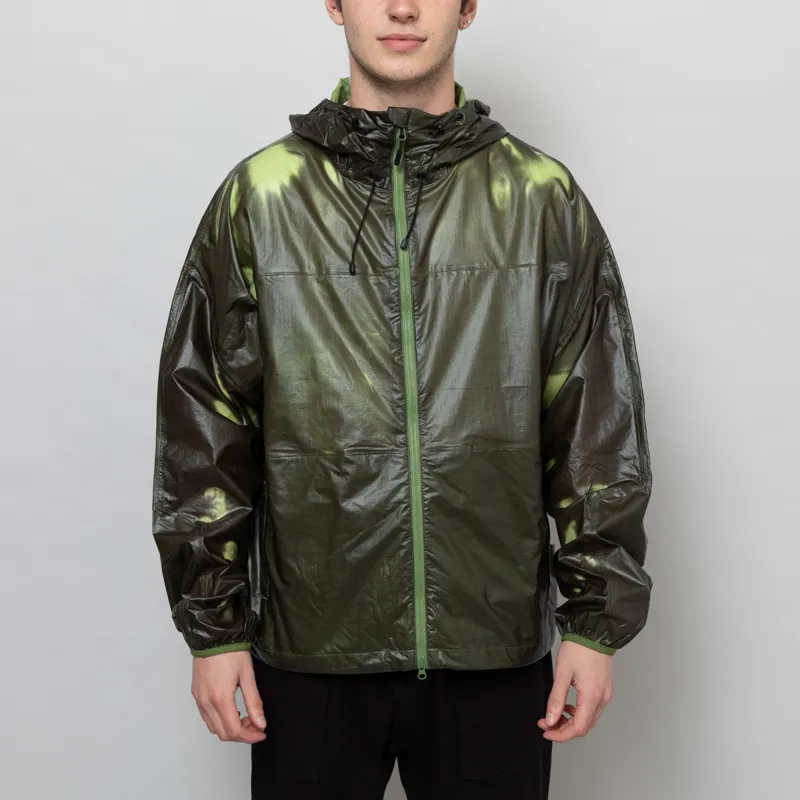 Purple Mountain Observatory Heat Reactive Breeze Jacket Khaki Lime