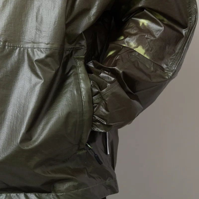 Purple Mountain Observatory Heat Reactive Breeze Jacket Khaki Lime-11