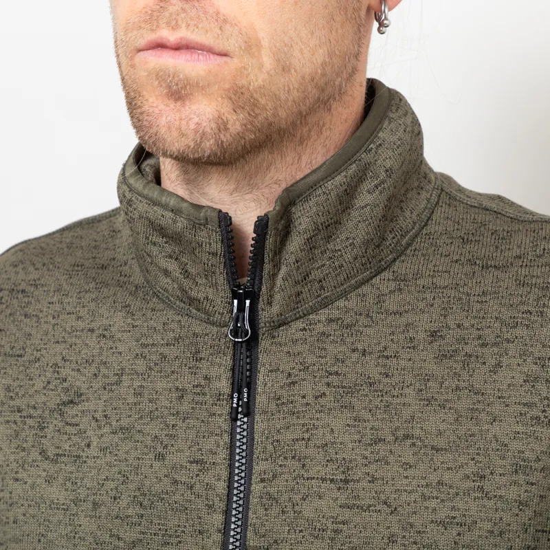 Purple Mountain Observatory Solo Fleck Fleece Dark Olive-5