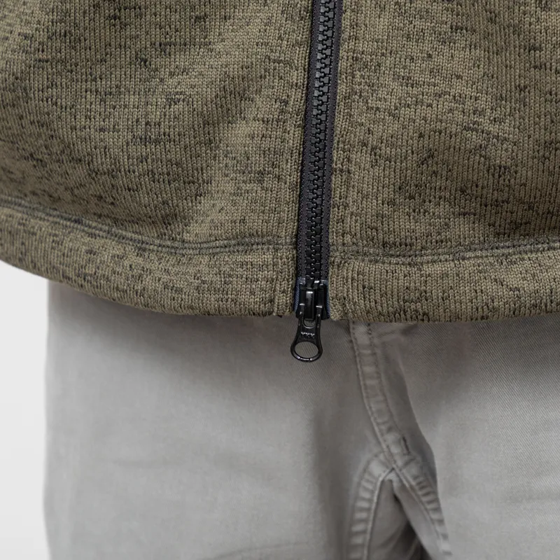 Purple Mountain Observatory Solo Fleck Fleece Dark Olive-10