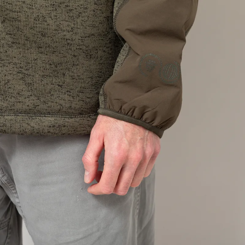 Purple Mountain Observatory Solo Fleck Fleece Dark Olive-8