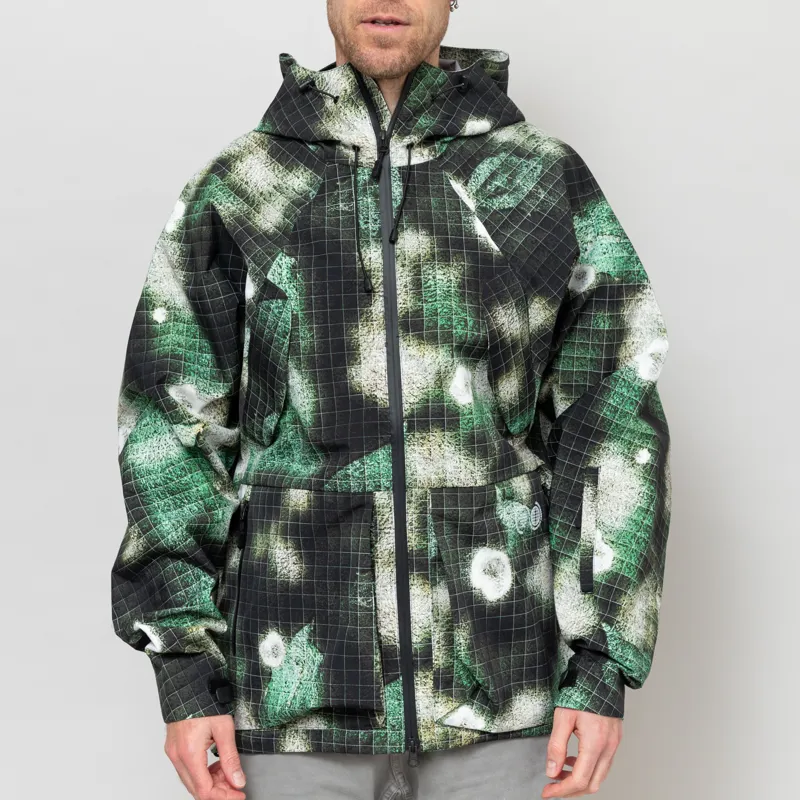 Purple Mountain Observatory 3L Hard Shell Jacket Frosted Floral