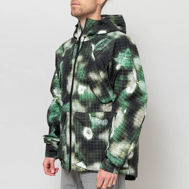 Purple Mountain Observatory 3L Hard Shell Jacket Frosted Floral-1