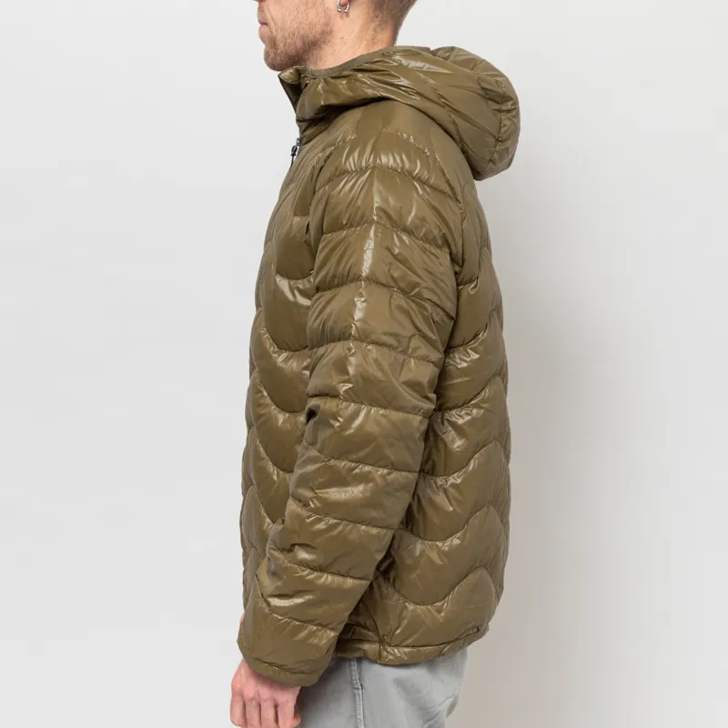 Purple Mountain Observatory Waves Hooded Puffer Dark Olive-2