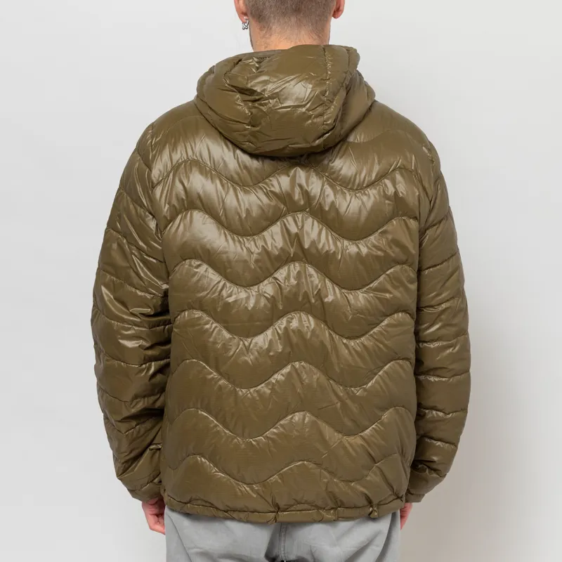 Purple Mountain Observatory Waves Hooded Puffer Dark Olive-3