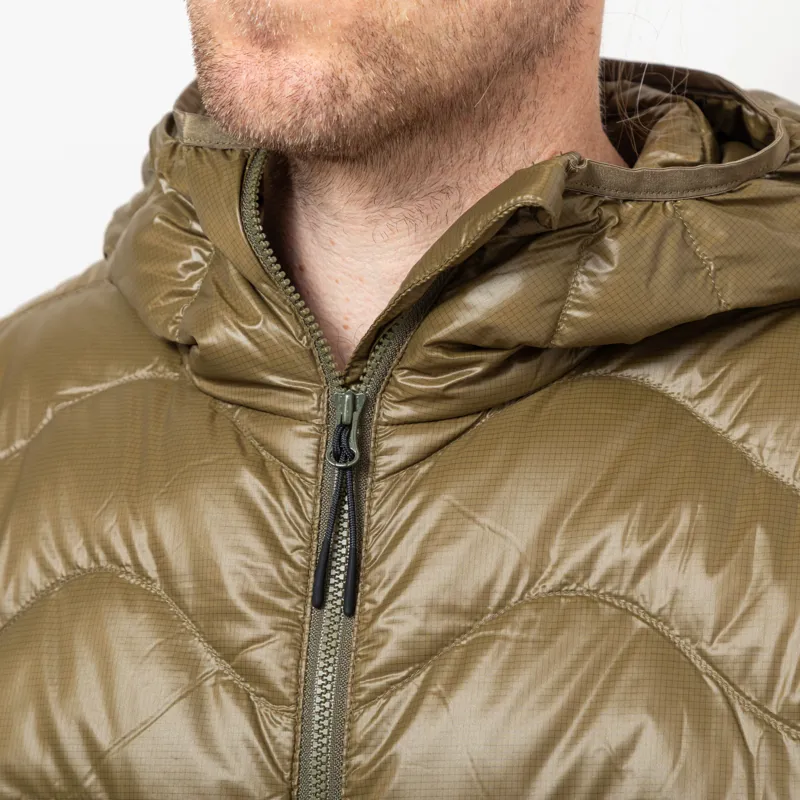 Purple Mountain Observatory Waves Hooded Puffer Dark Olive-6