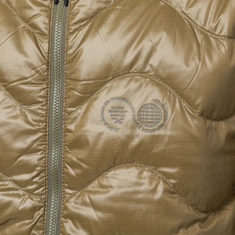 Purple Mountain Observatory Waves Hooded Puffer Dark Olive-7