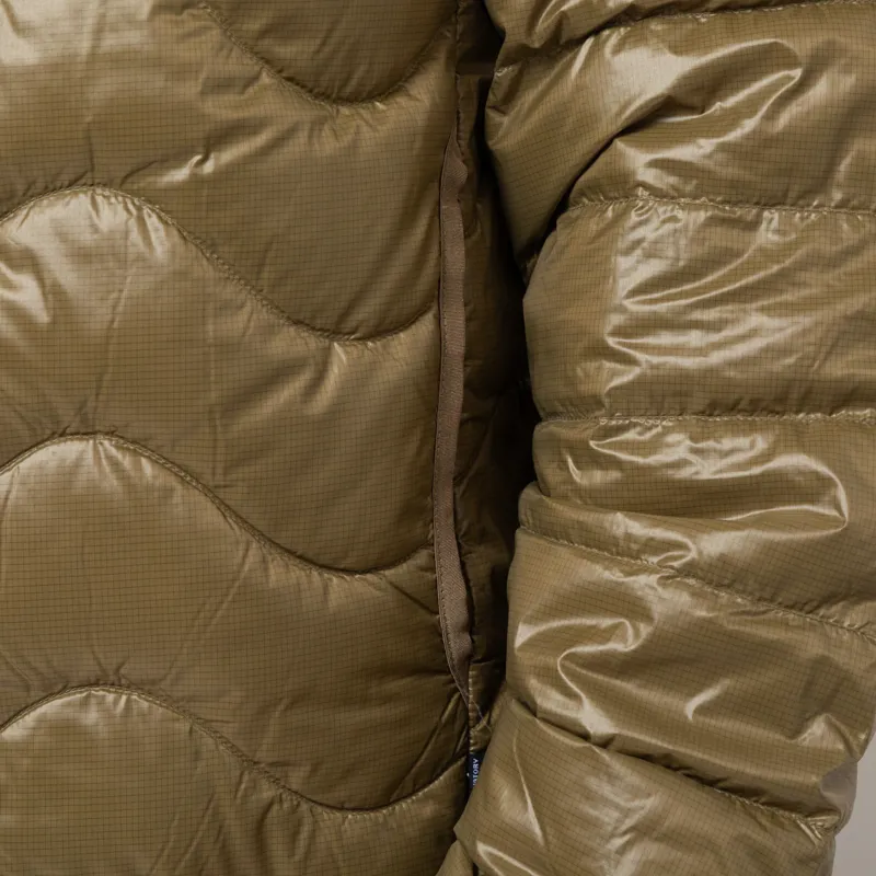 Purple Mountain Observatory Waves Hooded Puffer Dark Olive-10