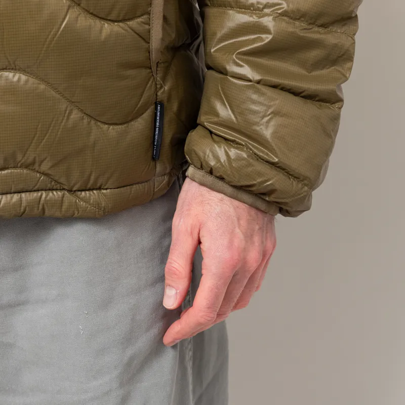 Purple Mountain Observatory Waves Hooded Puffer Dark Olive-8