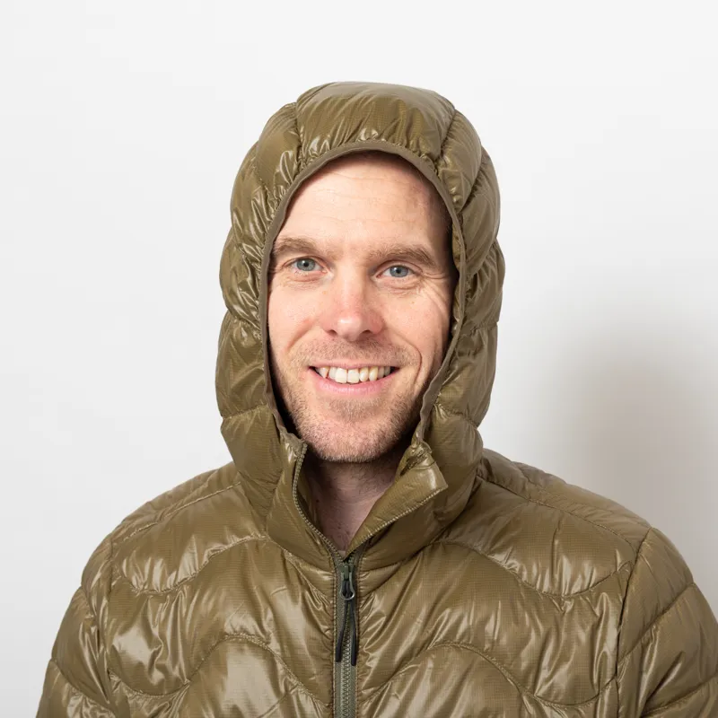 Purple Mountain Observatory Waves Hooded Puffer Dark Olive-5