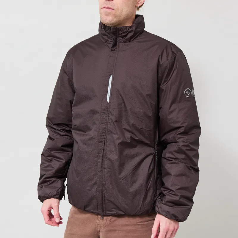 Purple Mountain Observatory Peaks Funnel Jacket Brown-1