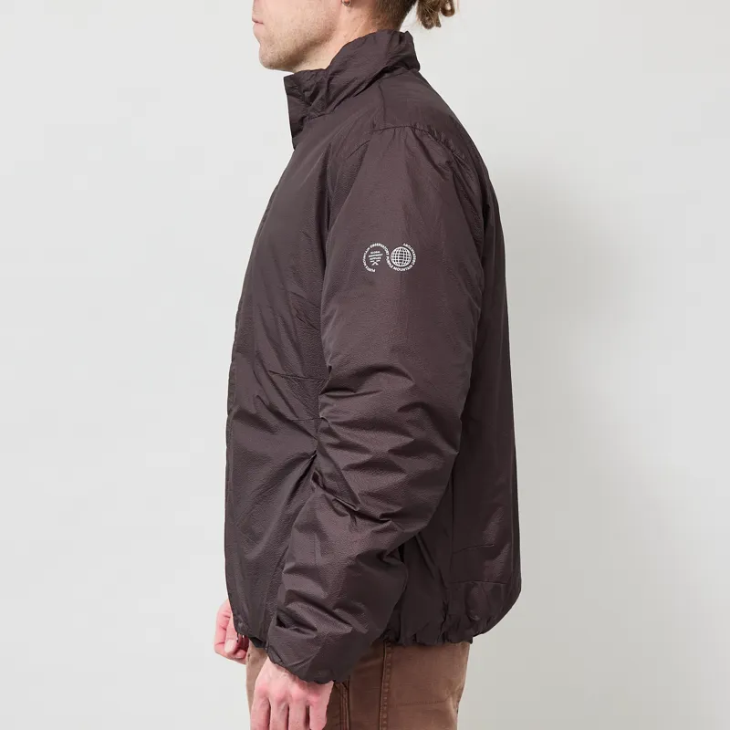 Purple Mountain Observatory Peaks Funnel Jacket Brown-2