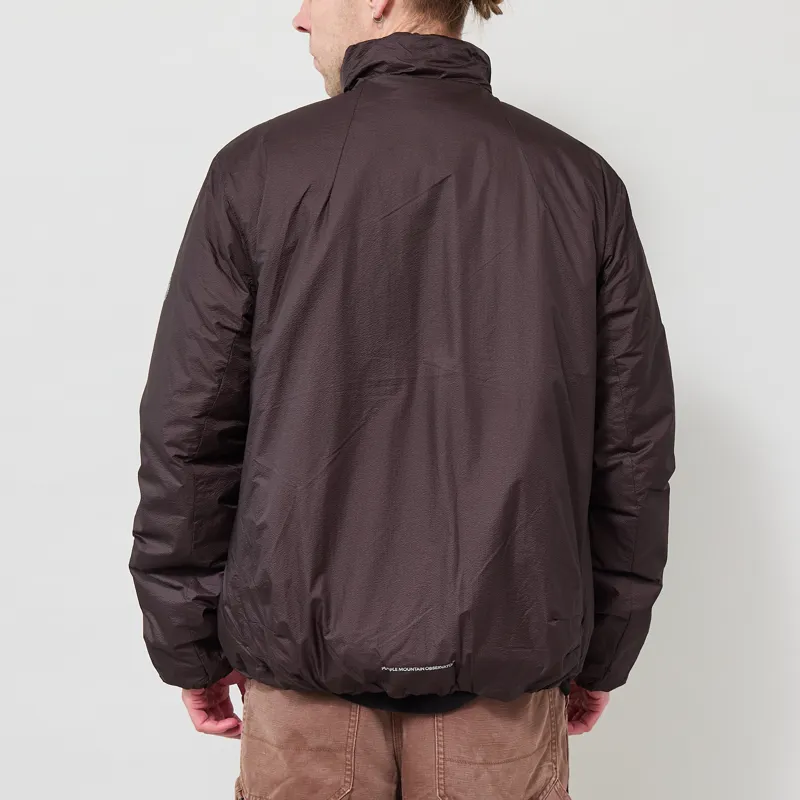 Purple Mountain Observatory Peaks Funnel Jacket Brown-3
