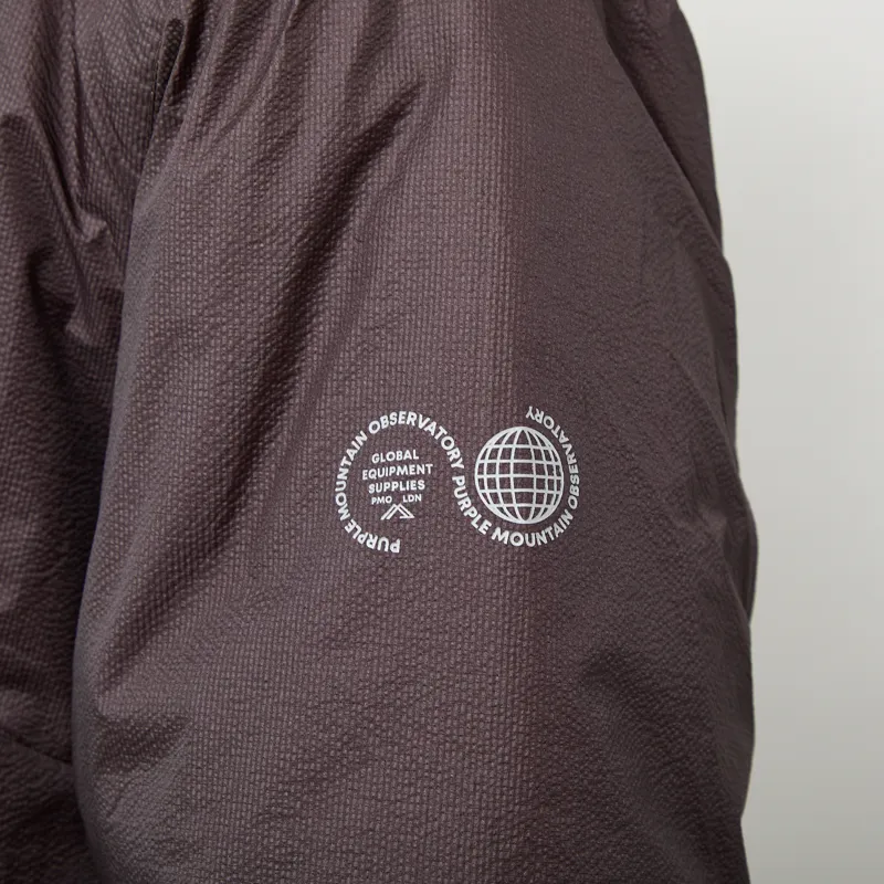 Purple Mountain Observatory Peaks Funnel Jacket Brown-9
