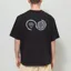 Purple Mountain Observatory Globe Logo T Shirt Black White
