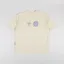 Purple Mountain Observatory Globe Logo T Shirt Cream