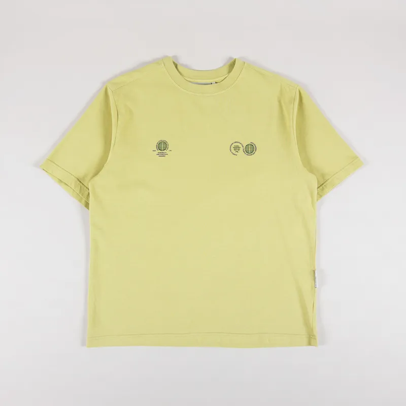 Purple Mountain Observatory Globe Logo T Shirt Sand-1