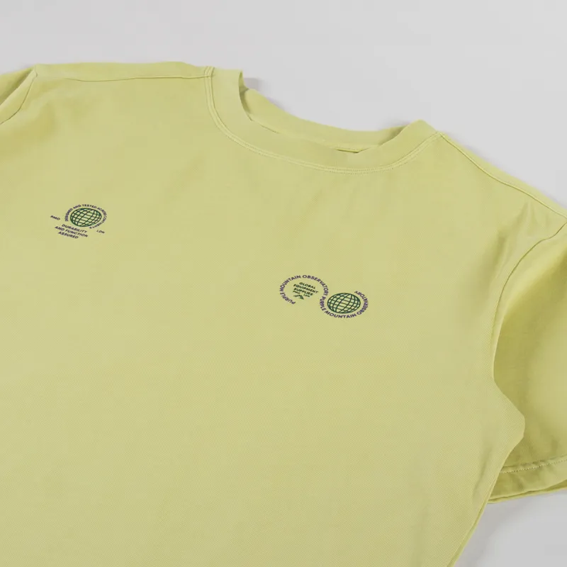 Purple Mountain Observatory Globe Logo T Shirt Sand-3