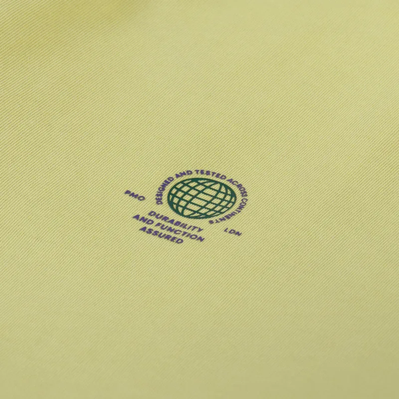 Purple Mountain Observatory Globe Logo T Shirt Sand-6