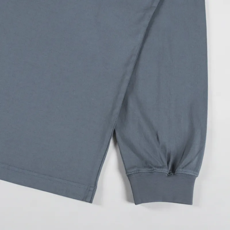 Purple Mountain Observatory Globe Logo Long Sleeve T Shirt Stormy-7