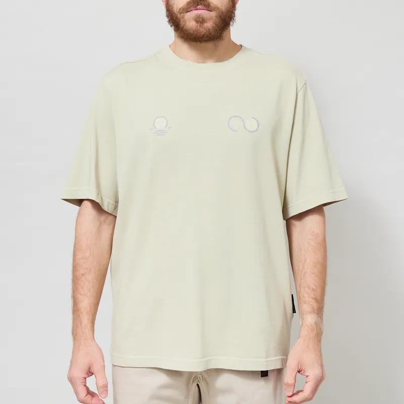 Purple Mountain Observatory Globe T Shirt Sage-2
