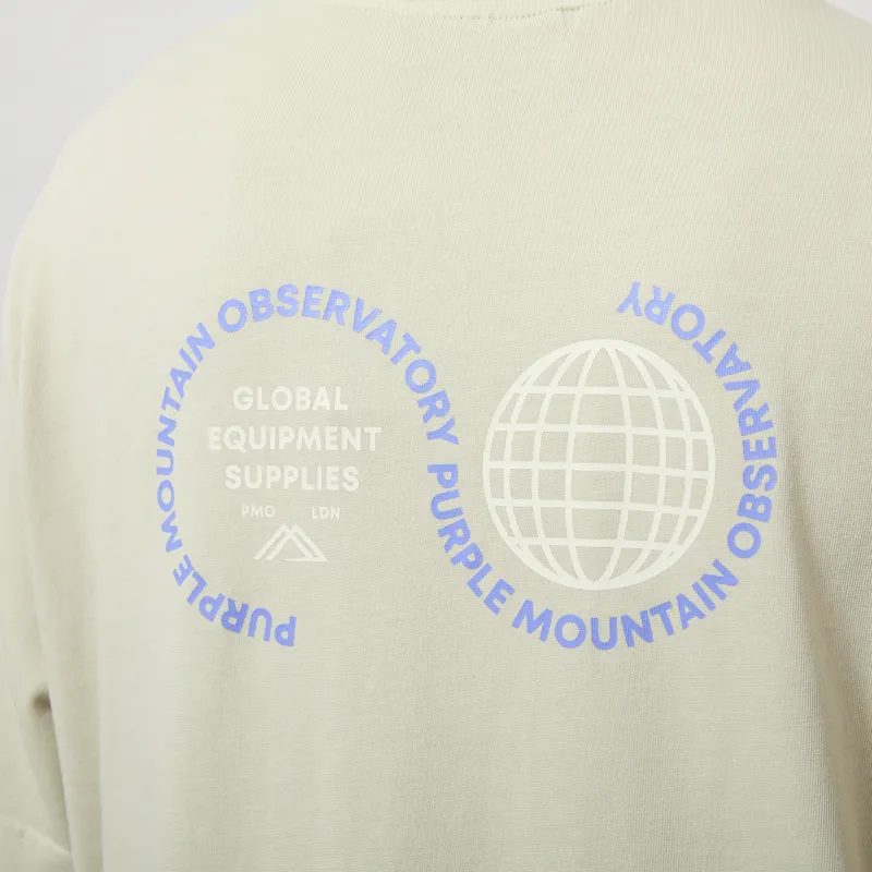 Purple Mountain Observatory Globe T Shirt Sage-4