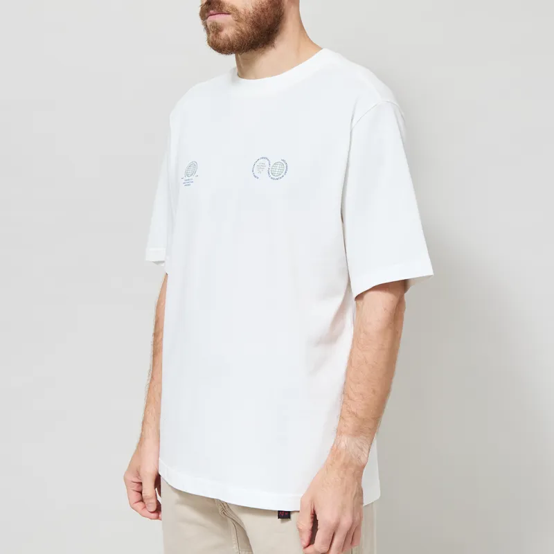 Purple Mountain Observatory Globe T Shirt White-1