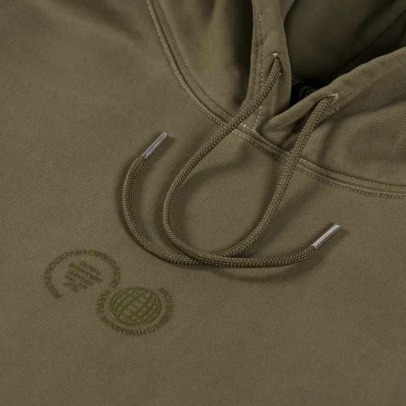 Purple Mountain Observatory Garment Dye Hoody Khaki-3